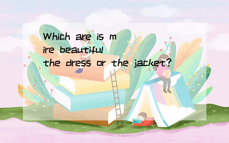 Which are is mire beautiful the dress or the jacket?